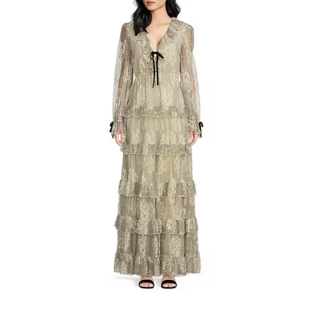 Lace maxi dress